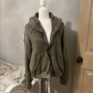 We The Free Olive Green Hoodie